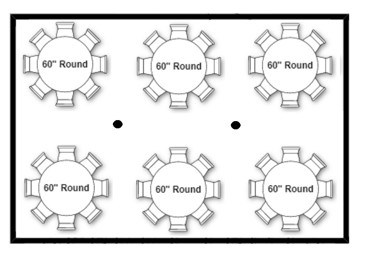 20x30 Party package layout